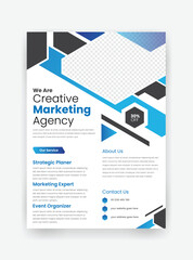 corporate business flyer template design vector, multipurpose business template, print flyer template design, corporate business presentation flyer template 