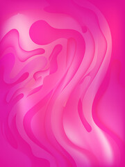 Abstract liquid magenta pink and red bright background vector design. Textured wave backdrop, template for ads, flyer, web, presentation banner.