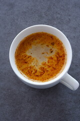 牛乳をたっぷり入れたコーヒーのカフェ・ラッテ
