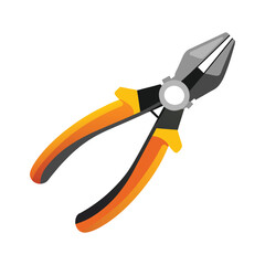 illustration of a pliers on white