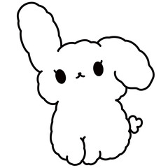 Cute animals outline