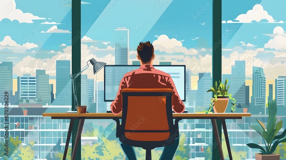 Poster Efficient Remote Work Powered by Connectivity and Flexibility