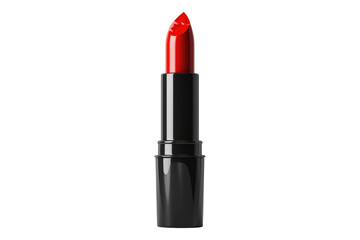 Obraz premium Red lipstick isolated on transparent background