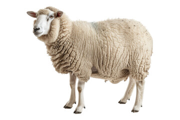 Obraz premium Sheep isolated on transparent background