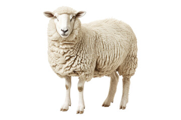 Fototapeta premium Sheep isolated on transparent background