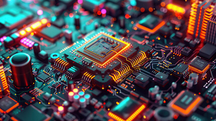 Electronic components, integrated circuit boards, electronic devices