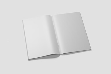 3D rendering Magazine Mockup for the best presentation of your product