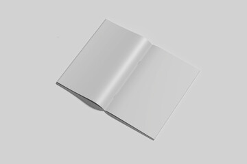 3D rendering Magazine Mockup for the best presentation of your product