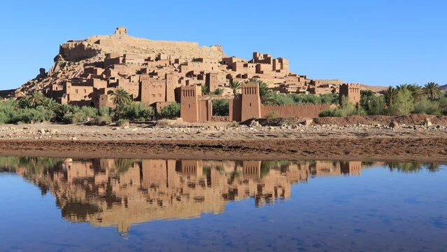 Ait-Ben-Haddou, Ksar or fortified village in Ouarzazate province, Morocco.