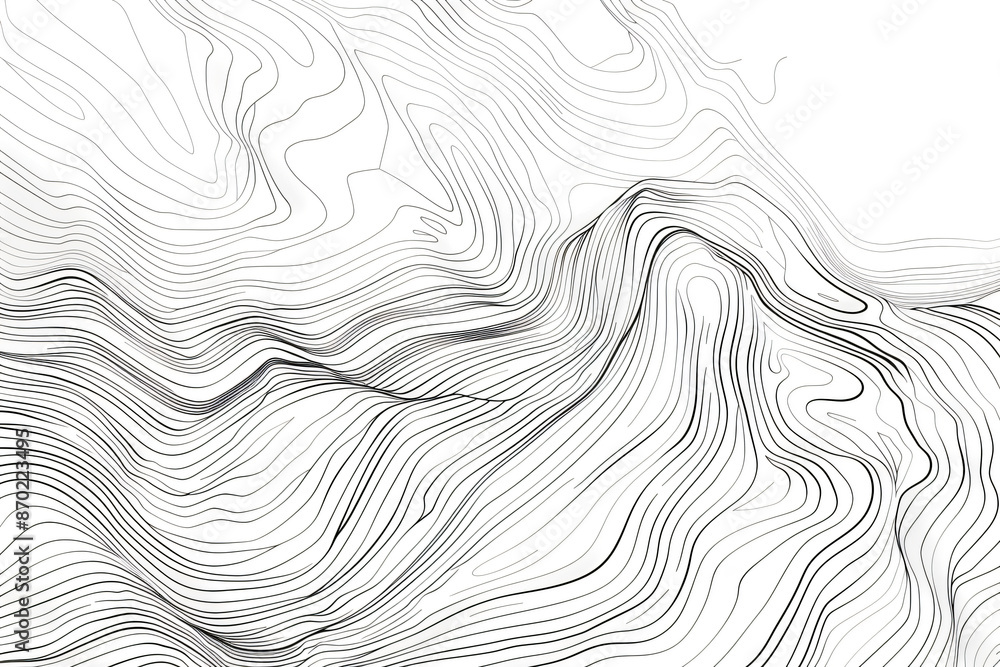 Aufkleber topographic map background with contour lines in the style of a terrain pattern vector illustration.