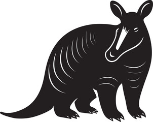 Vector Image of an Aardvark Silhouette 