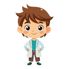 Doctor cartoon clip art vetcor