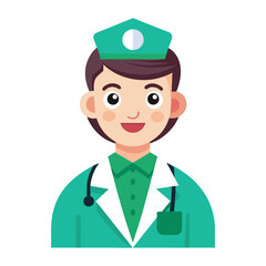 Doctor cartoon clip art vetcor