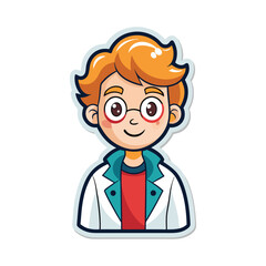 Doctor cartoon clip art vetcor
