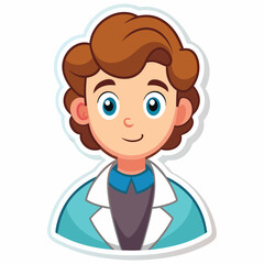 Doctor cartoon clip art vetcor