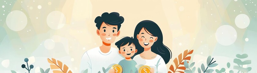 Obraz premium Family budgeting together with commitment and fun, Budgeting, Achieve Financial Goals