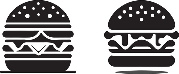 burger icon Vector illustration