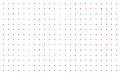 手書き風の紫とブルーのドット背景