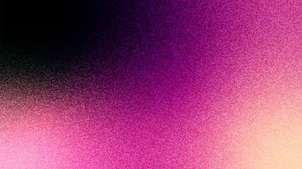 Abstract pink and dark pink grainy texture gradient background. Colorful digital background with grain soft noise effect pattern.