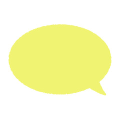 Simple speech bubble, vector illustration