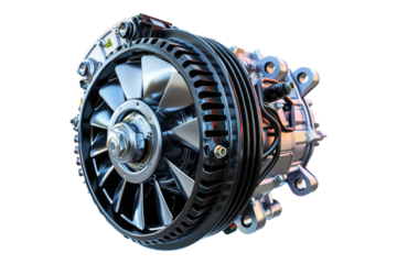 Alternator isolated on transparent background