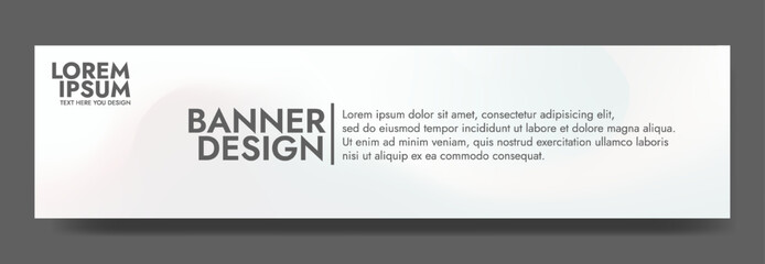 Visually striking mesh wave blur banner, featuring a white color abstract design, ideal for elevating the impact of your promotional assets