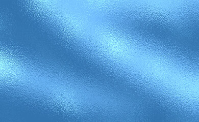 Vector blue foil texture background. Abstract gradient bright and shiny light reflection rough texture surface. Vector illustration for background, backdrop, web, wallpaper, print and design artwork.