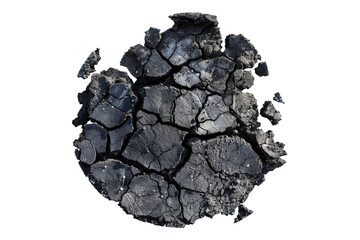 Obraz premium Asphalt isolated on transparent background