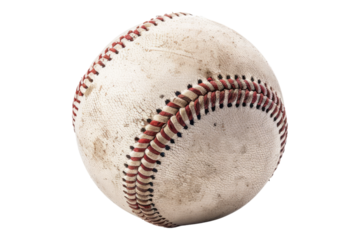 Baseball isolated on transparent background