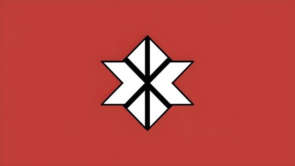 A logo template design is provided by an arrow vector graphic icon.