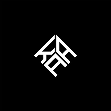 KAA letter logo design on black background. KAA creative initials letter logo concept. KAA letter design.