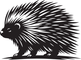 Beautiful porcupine vector design