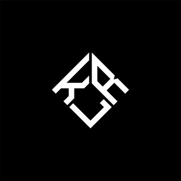 KLR letter logo design on black background. KLR creative initials letter logo concept. KLR letter design.