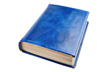Blue book isolated on transparent background