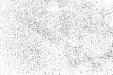 Black grunge texture on white background. Abstract wall pattern. Old paper backdrop. Gray futuristic wallpaper. Vector Illustration, EPS 10.