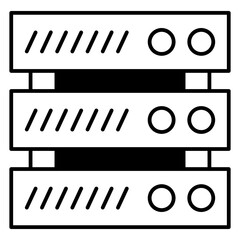 Data server icon symbol