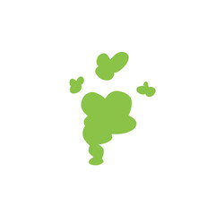 Fart cloud vector icon