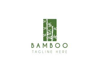 Bamboo Logo Template vector icon illustration design