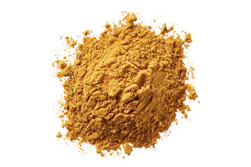 Chicken stock powder isolated on transparent background