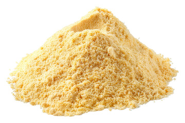 Chicken stock powder isolated on transparent background