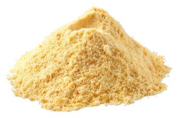 Chicken stock powder isolated on transparent background