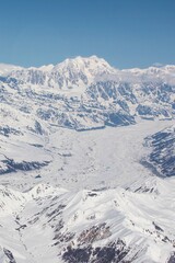 snow covered mountains, Mount McKinley, Alaska