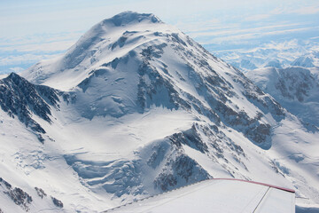 snow covered mountains