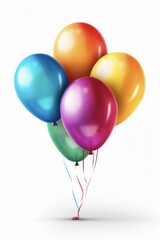 Colorful Balloons Cluster