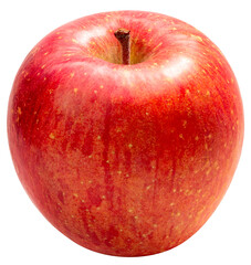 Red Apple on white background, Fresh Red Apple Isolate on white PNG File.