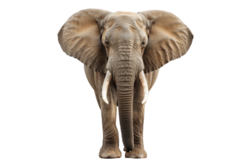 Elephant isolated on transparent background