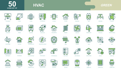 HVAC icon set