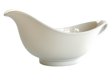 Gravy boat isolated on transparent background
