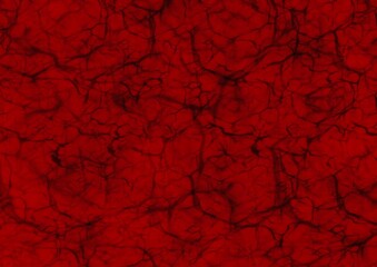 Creepy Vein-Like Red and Black Abstract...