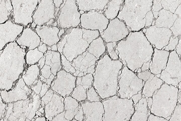 Dry gray cracked ground background photo texture